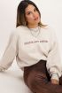 Beige Au Revoir sweater | My Jewellery