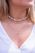 Beige gevlochten ketting | My Jewellery
