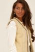 Beige lammy look gilet | Gilet | My Jewellery