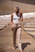 Beige pantalon satijnen look | Pantalon | My Jewellery