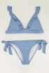 Blauw bikini broekje structure