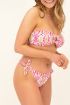 Bikini broekje met strikjes en colourful print 