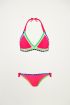 Bikini boho ibiza roze, Triangel bikini