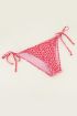 Roze triangle cheetah bikini set