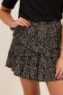 Black & beige baroque print skirt | My Jewellery