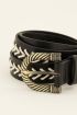 Gold belt with zigzag pattern | My Jewellery