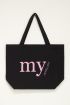 Zwarte canvas shopper My-Jewellery| My Jewellery