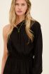 Black jacquard one shoulder dress | My Jewellery