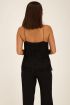 Zwarte top met franjes | My Jewellery