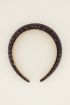 Zwarte glitter haarband| My Jewellery