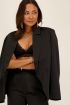 Zwarte satijnen look blazer | My Jewellery