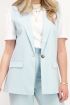 Blauw gilet