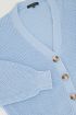 Blauw gebreid vest | My Jewellery