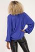 Blauwe blouse met wijdvallende mouwen | My Jewellery