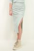 Mint rib rok met split