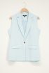 Blauw gilet