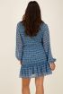 Blauwe jurk met tie-dye print | My Jewellery