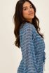 Blauwe jurk met tie-dye print | My Jewellery