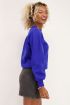 Blauwe sweater met V shape | My Jewellery