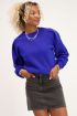 Blauwe sweater met V shape | My Jewellery