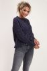 blauwe trui met rits | My Jewellery
