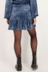Blauwe velvet rok | Rokjes | My Jewellery