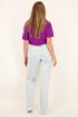 Blauwe wijdvallende gebleekte jeans | Jeans | My Jewellery