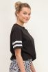 Zwarte t-shirt sportwear