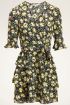 Overslagjurk gele bloemenprint | My Jewellery