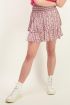 Rok roze bohemian print