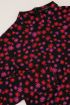Zwarte mesh top met gekleurde bloemen | My Jewellery