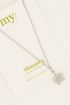 Ketting met bloem & rose quartz steen | My Jewellery