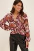 Blouse met ikat print | My Jewellery