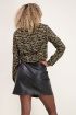 Groene blouse zebraprint | Blouses | My Jewellery