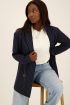 Blauwe blazer met witte krijtstreep | My Jewellery