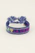 Blauwe bohemian armband amour | My Jewellery