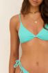 Blue ribbed bikini top | My Jewellery