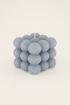 Blauwe bubble kaars klein | My Jewellery