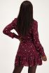 Bordeaux rode jurk met paisley print | My Jewellery