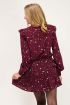 Bordeaux rode top met paisley print
