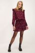 Bordeaux rode top met paisley print