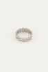 Brede ring met schakels