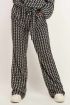 Zwarte broek met Shapes print