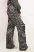 Zwarte broek met Shapes print