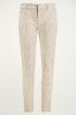 Beige pantalon met stippen | Beige broek My Jewellery