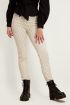 Beige pantalon met stippen | Beige broek My jewellery