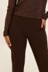 Bruine flared broek met split | My Jewellery