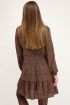 Bruine blousejurk met cheetah print | My Jewellery