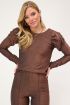 Bruine glitter top met laag uitgesneden rug | My Jewellery