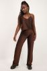 Bruine glitter top